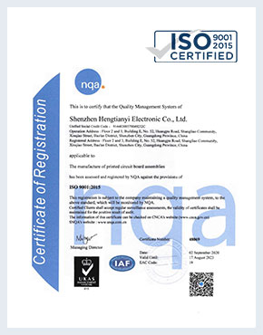 ISO Certificate